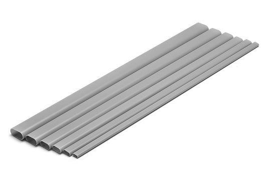 Plastic Gary Elongated Round Pipe