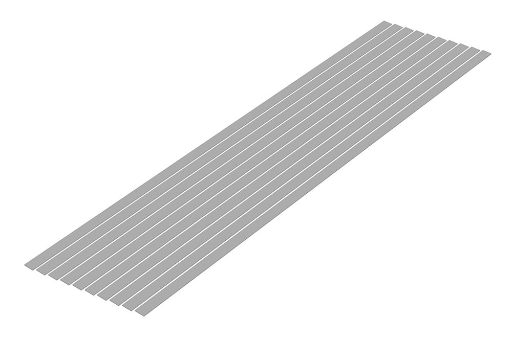 Material Gray Plastic Strips