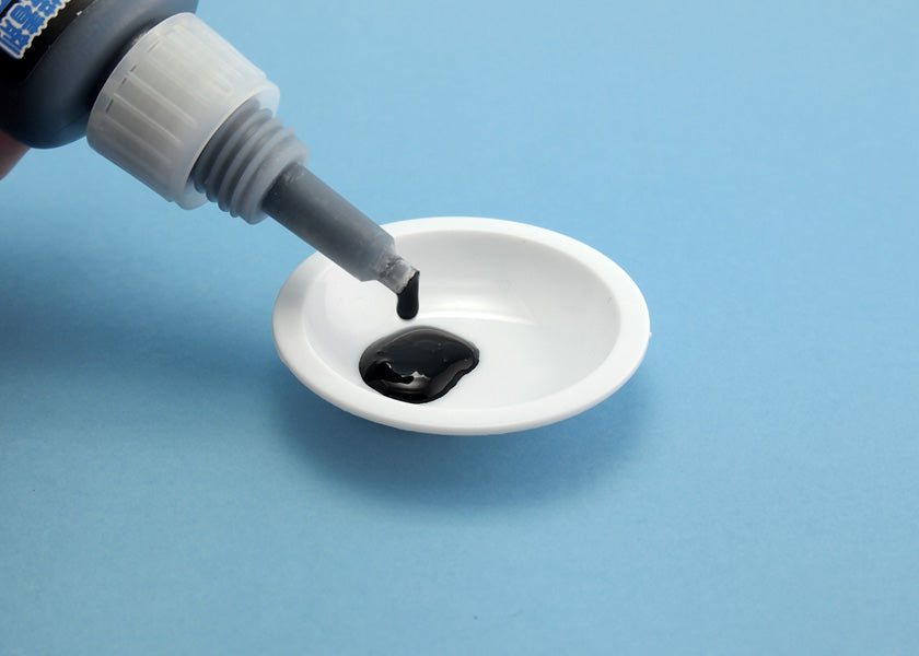 White paint tray (6 pieces) ③Flat bottom