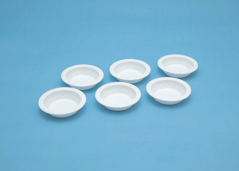 White paint tray (6 pieces) ③Flat bottom