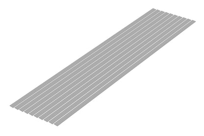 Material Gray Plastic Strips