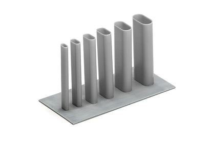 Plastic Gary Elongated Round Pipe