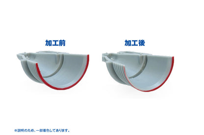 HG file horizontal slide type (half round, coarse)