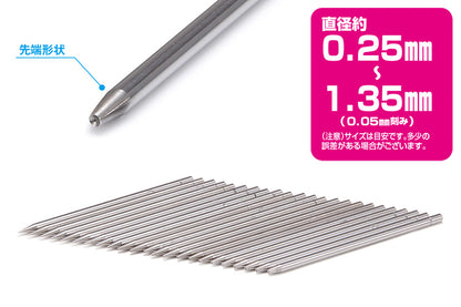 HG Micro Rivet Punch (Set of 23 sizes)