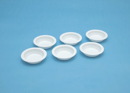 White paint tray (6 pieces) ③Flat bottom