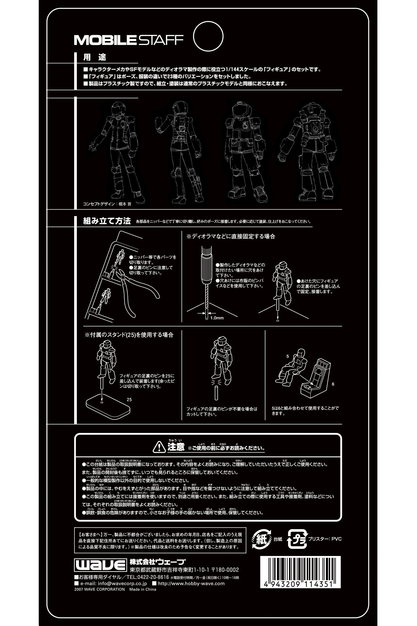 1/144 scale Mobile Staff Supply